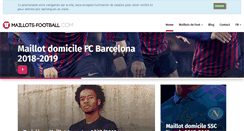 Desktop Screenshot of maillots-football.com
